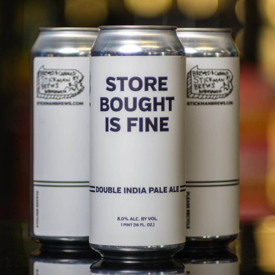 Stickman Brews Storebought is fine