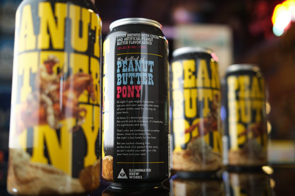 Illuminated Brew Works the ballad of Peanut Butter pony